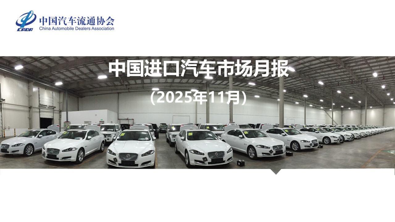 2025年11月中国进口汽车市场情况